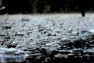 raindrops-falling-on-road